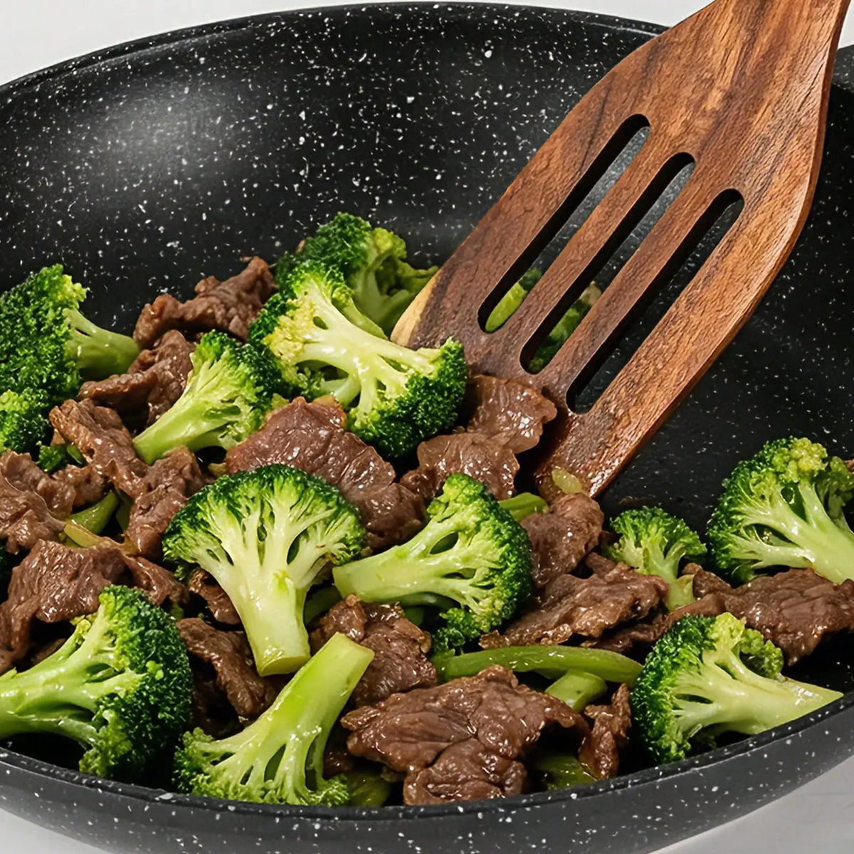Teak Wood Cooking Utensil Set For Nonstick Cookware