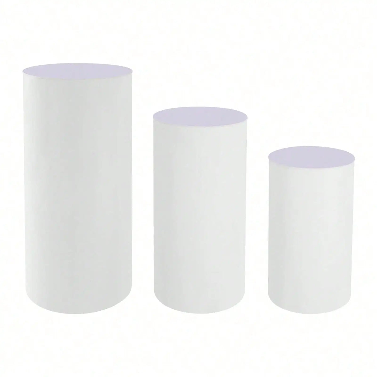 Round Cylinder Pedestal Display Stands For Wedding Party Decor
