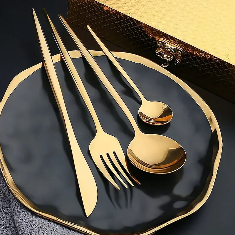 Stainless Steel Cutlery Set for Elegant Dining and Entertaining