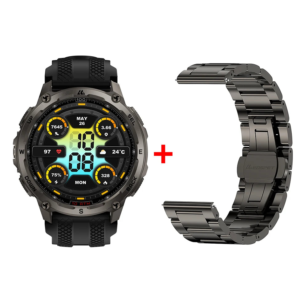 Kospet Tank T4 Smart Watch With GPS And Health Monitoring