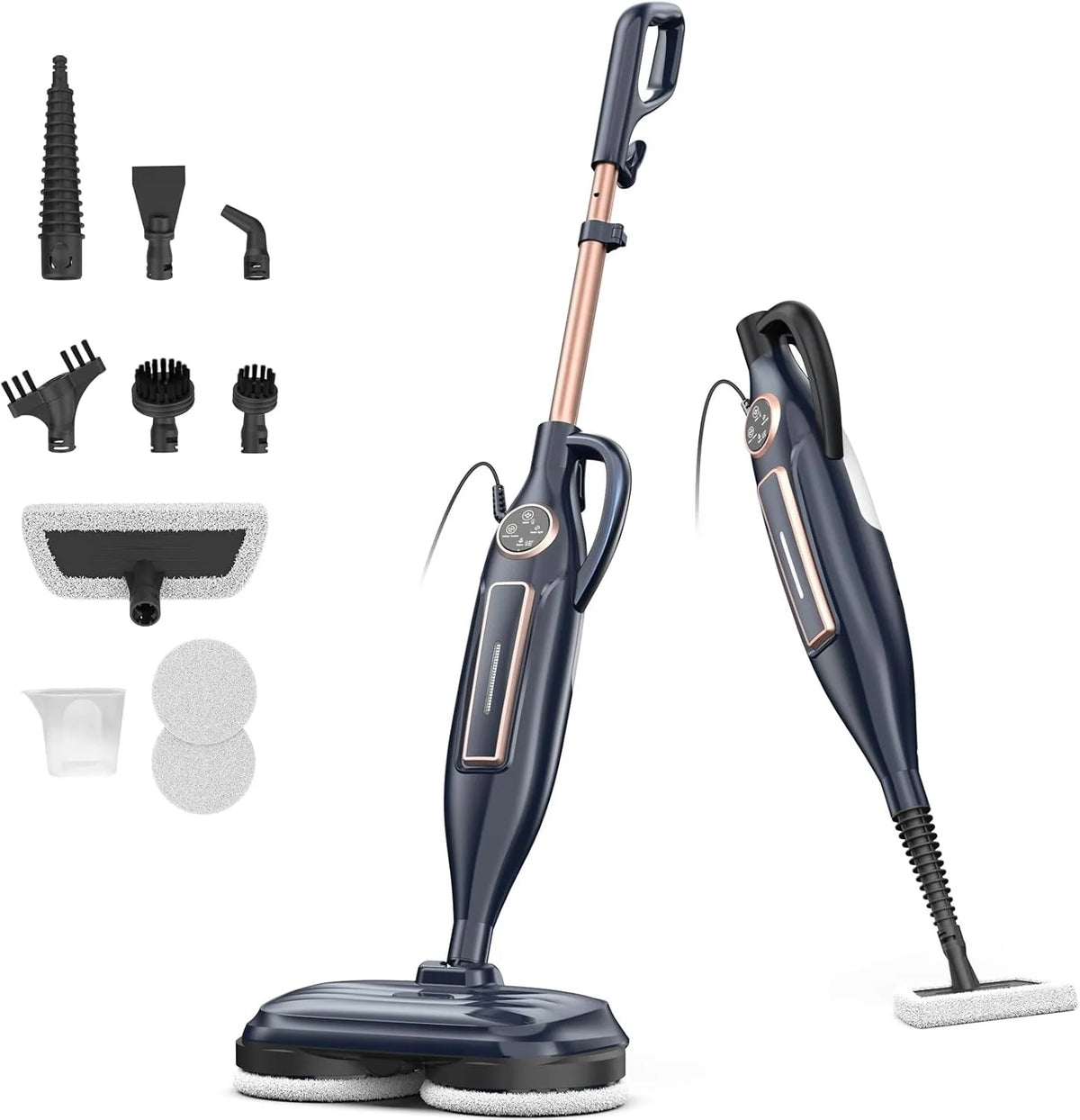 Vastorm VM6 Steam Mop With Rotating Pads And LED Headlight