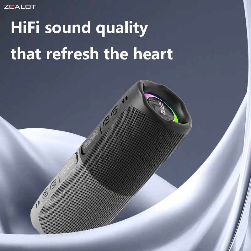 Zealot M5 Magnetic Bluetooth Portable Camping Speaker
