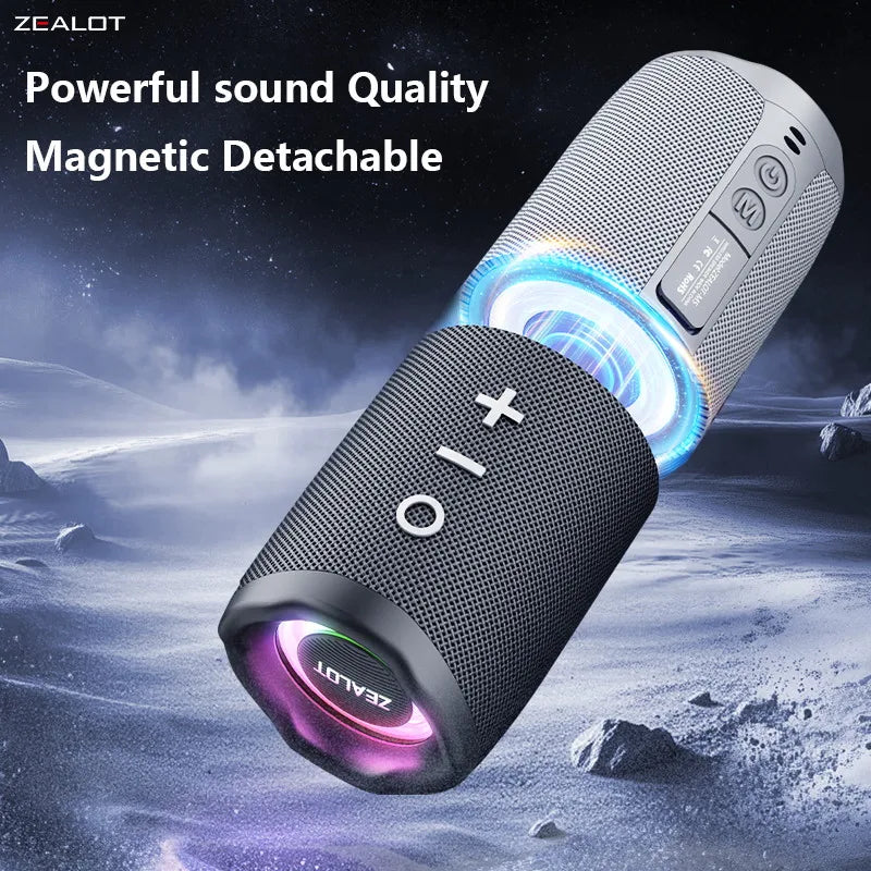 Zealot M5 Magnetic Bluetooth Portable Camping Speaker