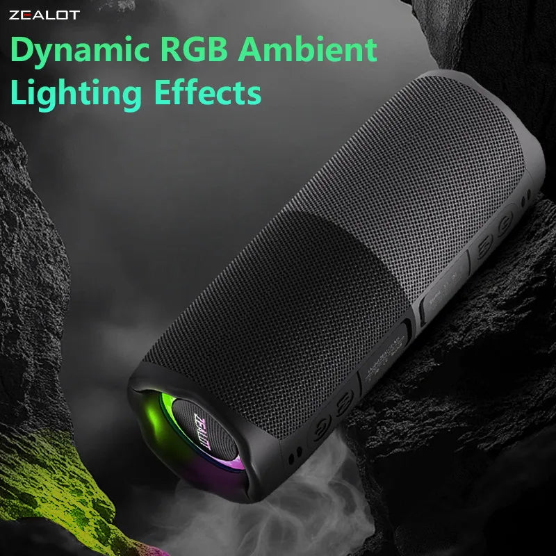Zealot M5 Magnetic Bluetooth Portable Camping Speaker