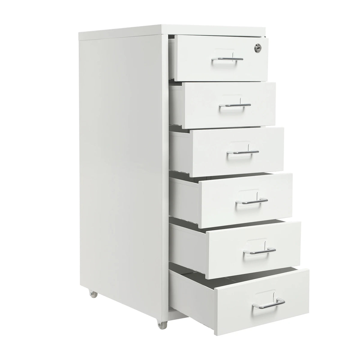 Vertical Metal Rolling File Cabinet With Lock And Wheels