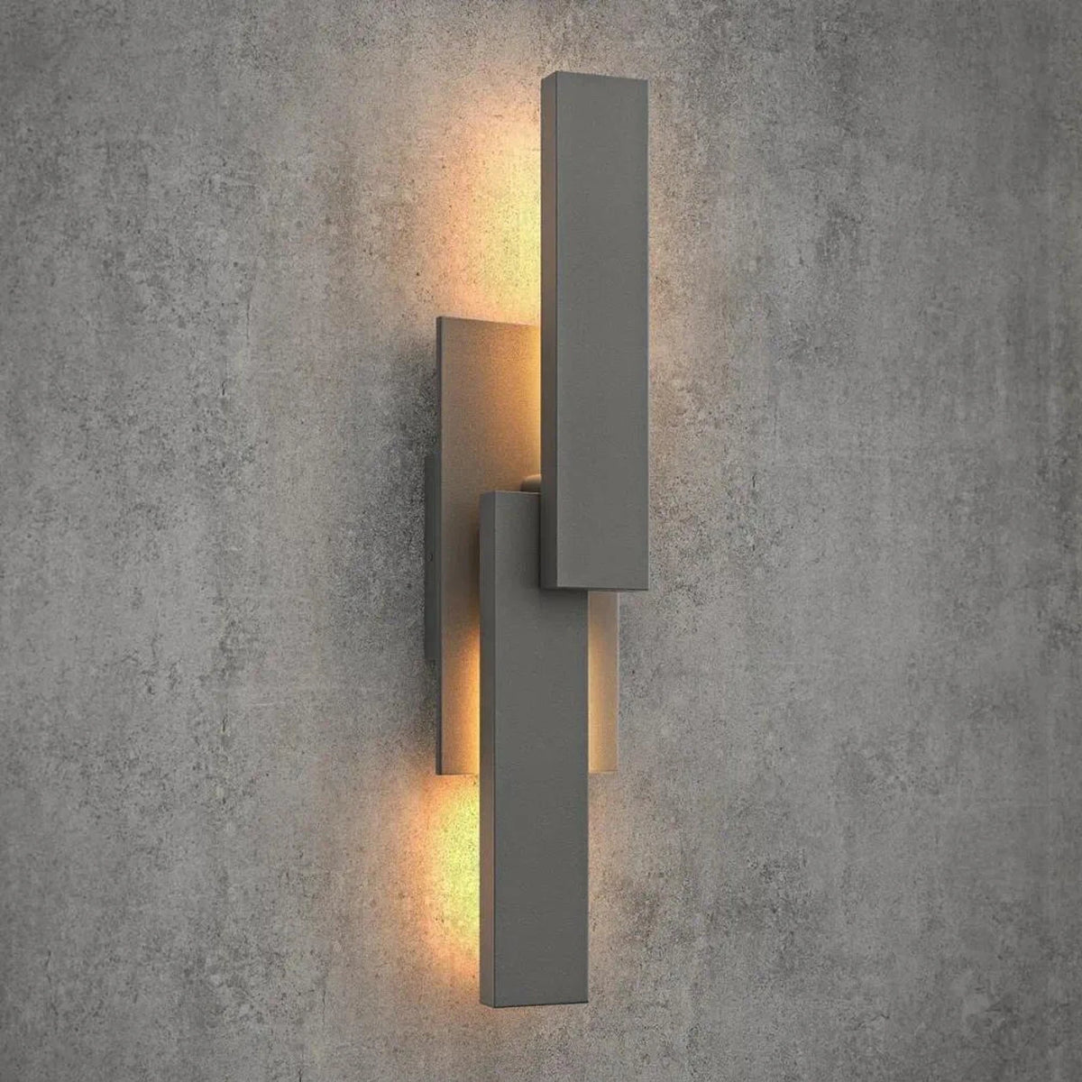 Dimmable LED Aluminum Outdoor Wall Light With Modern Brushed Finish