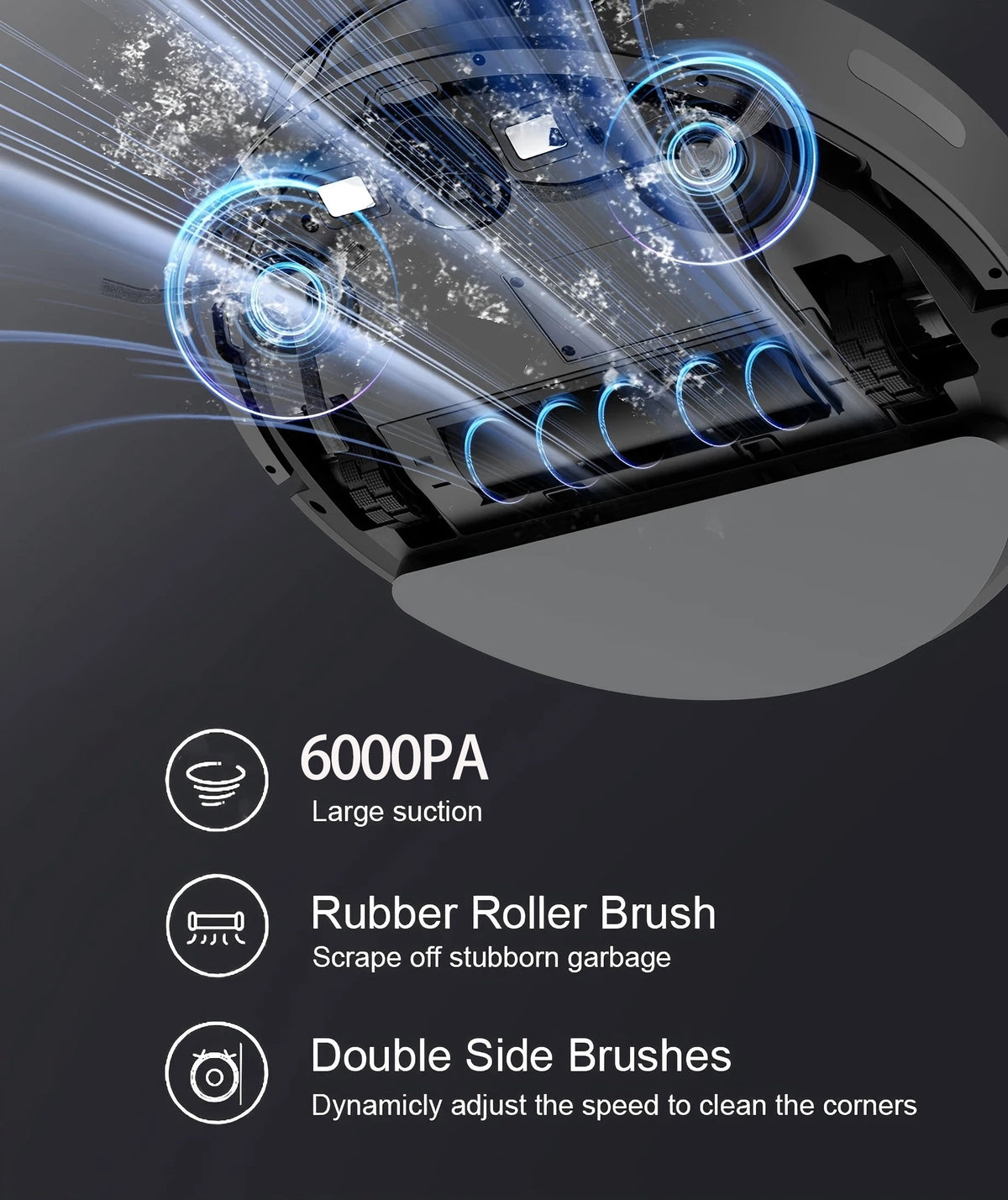 Boaimore Robot Vacuum And Mop Combo With Smart Mapping