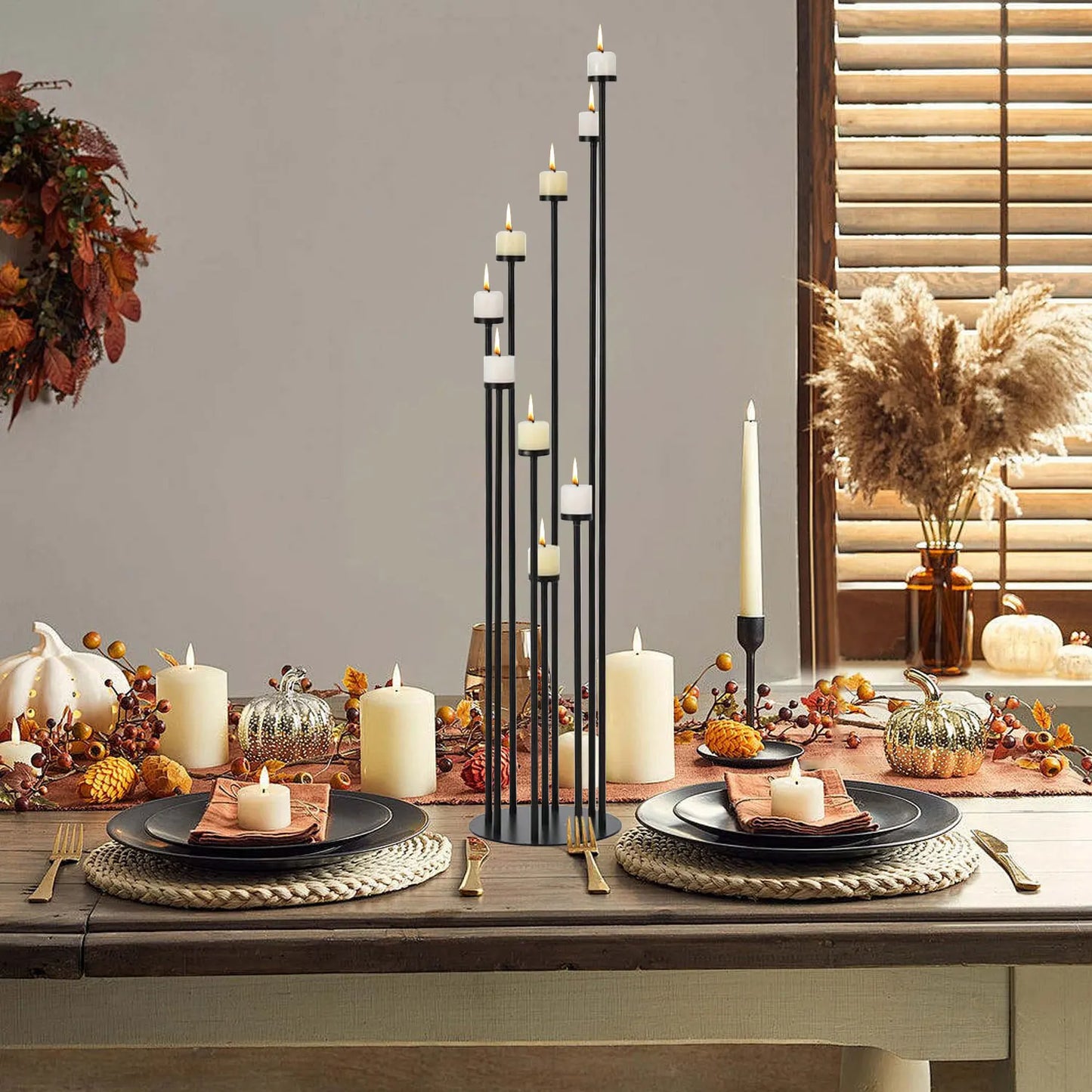 Metal Floor Candle Holders For Wedding And Home Decor
