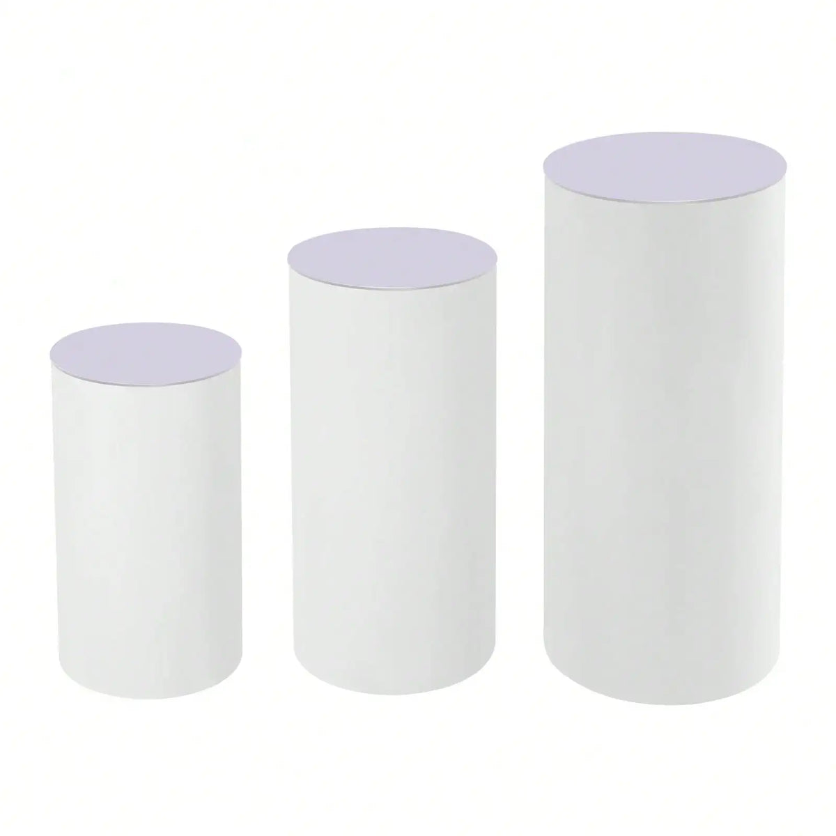 Round Cylinder Pedestal Display Stands For Wedding Party Decor