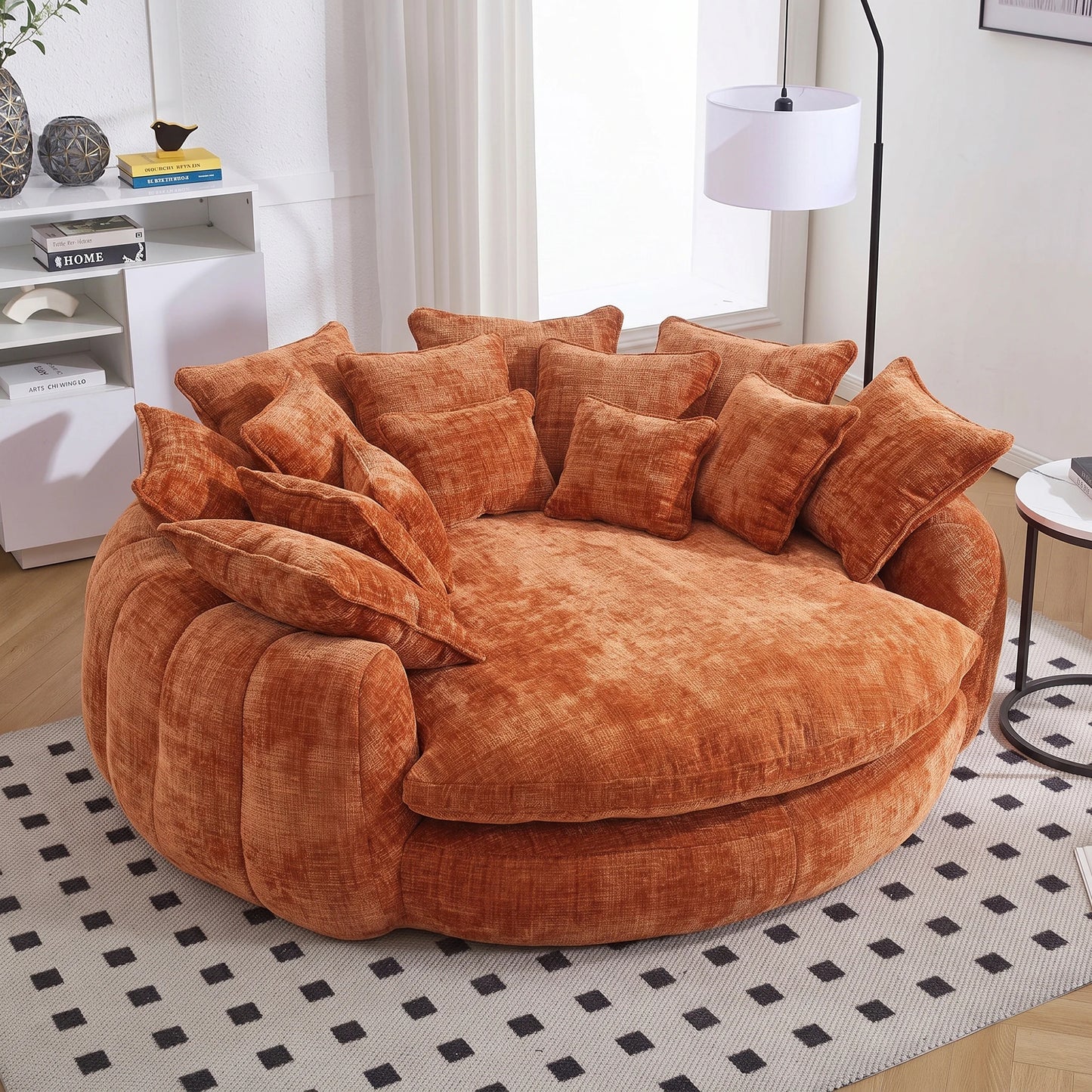 Modern Chenille Cloud Couch Sleeper Sofa With Memory Foam
