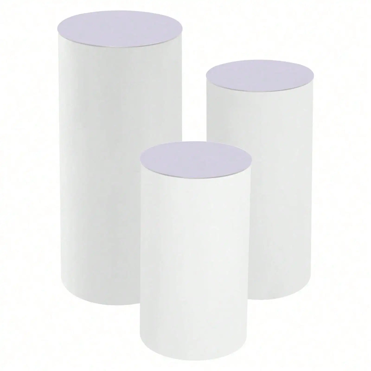 Round Cylinder Pedestal Display Stands For Wedding Party Decor