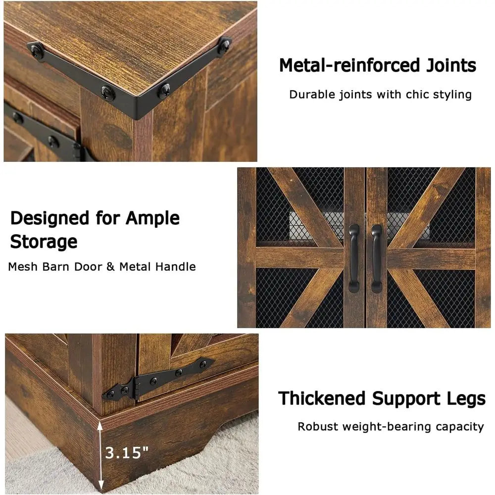 LuxeMerge Three Piece Coffee And End Table Set With Charger