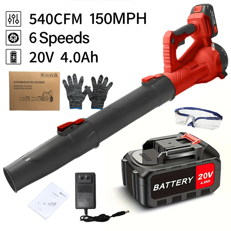 Cordless Electric Leaf Blower For Garden Cleaning And Snow Removal