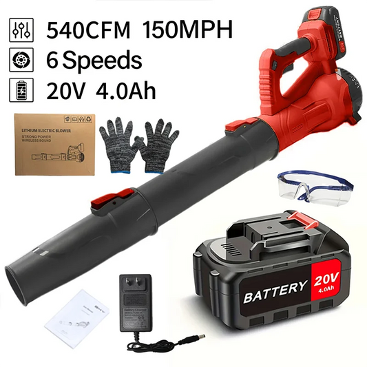 Cordless Electric Leaf Blower For Garden Cleaning And Snow Removal