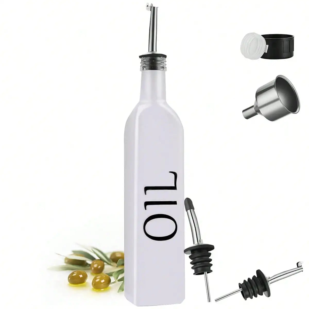 Olive Oil And Vinegar Dispenser Set With UV Protection
