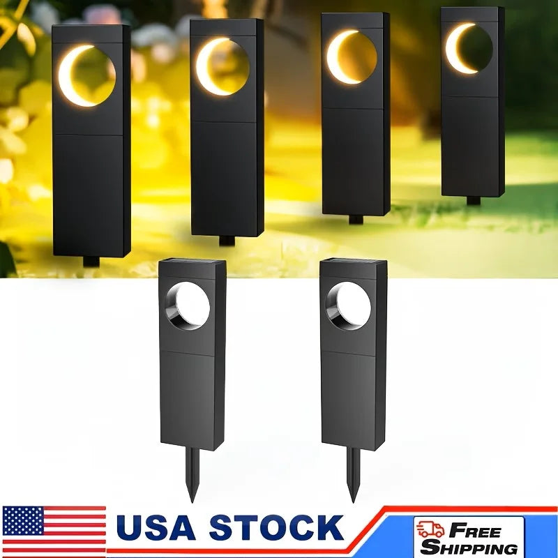 Solar Pathway Lights Outdoor Waterproof LED Garden Yard Lighting