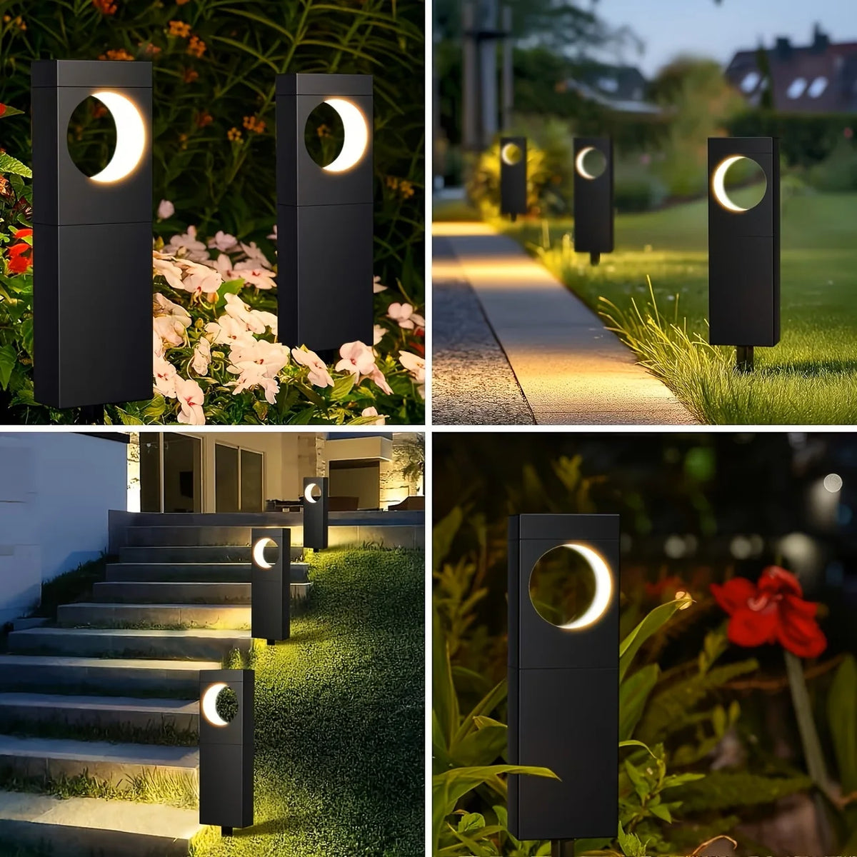 Solar Pathway Lights Outdoor Waterproof LED Garden Yard Lighting