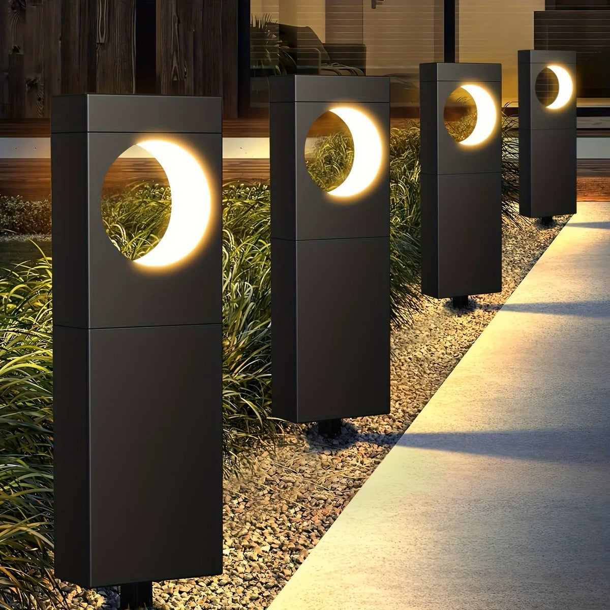 Solar Pathway Lights Outdoor Waterproof LED Garden Yard Lighting