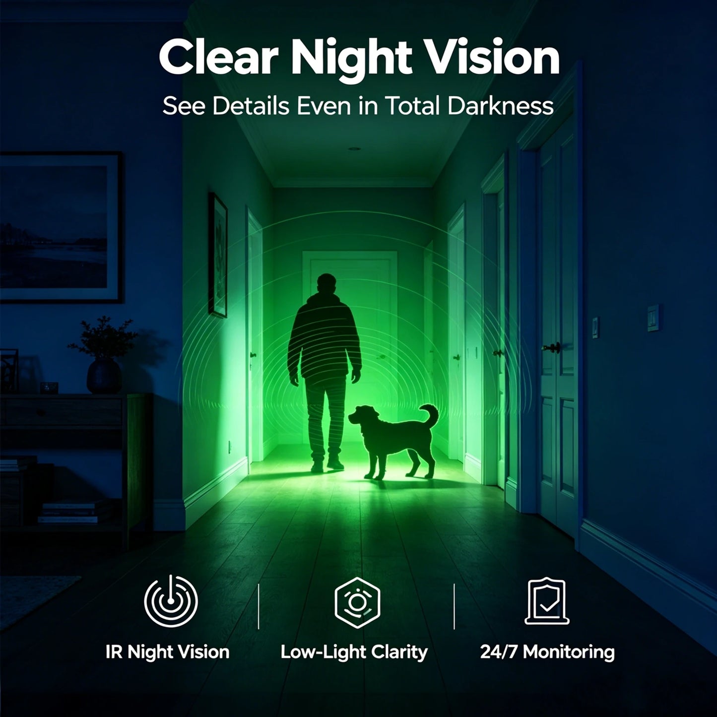 Wireless Mini Security Camera With 1080p Night Vision And Motion