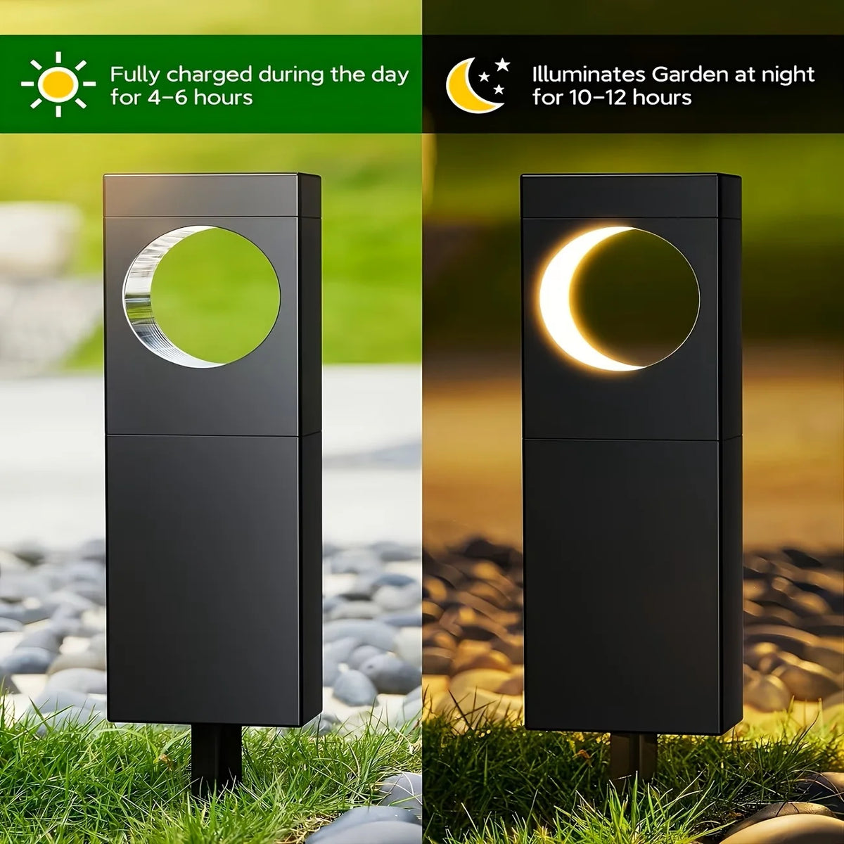Solar Pathway Lights Outdoor Waterproof LED Garden Yard Lighting