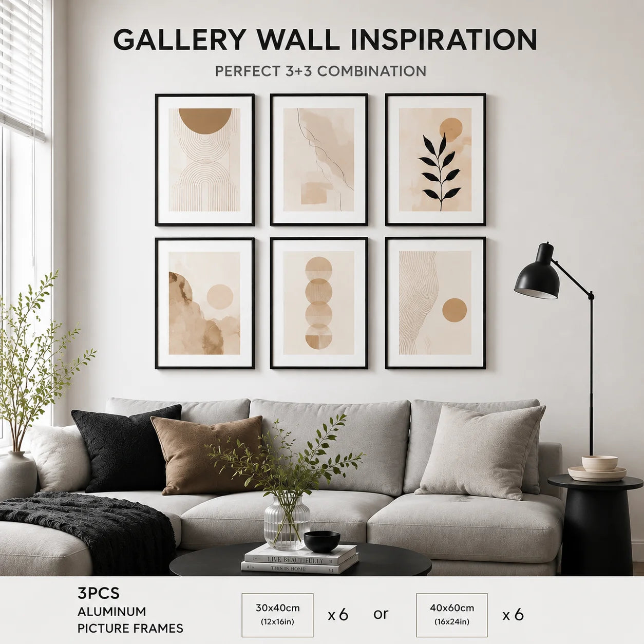 Contemporary Aluminum Picture Frames For Home Wall Decor