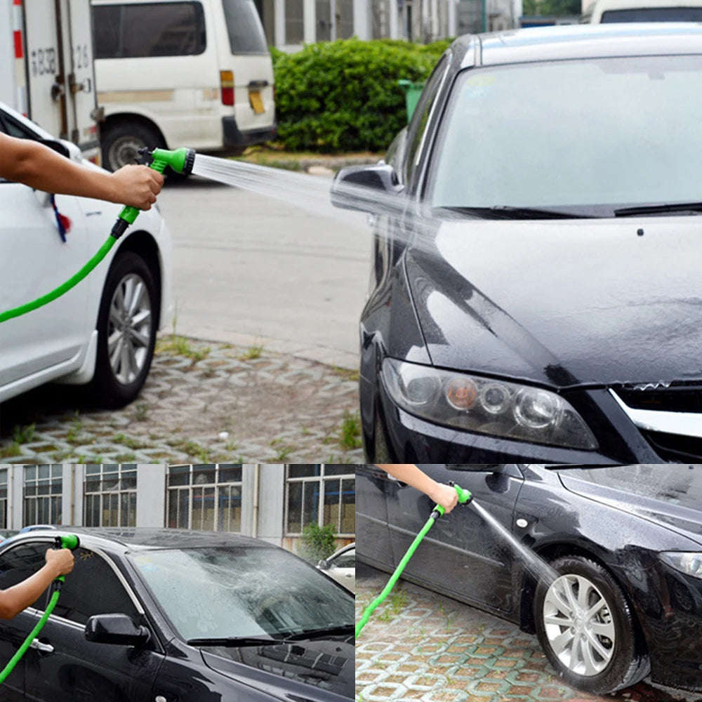 Flexible Expandable Garden Hose With Seven Pattern Sprayer
