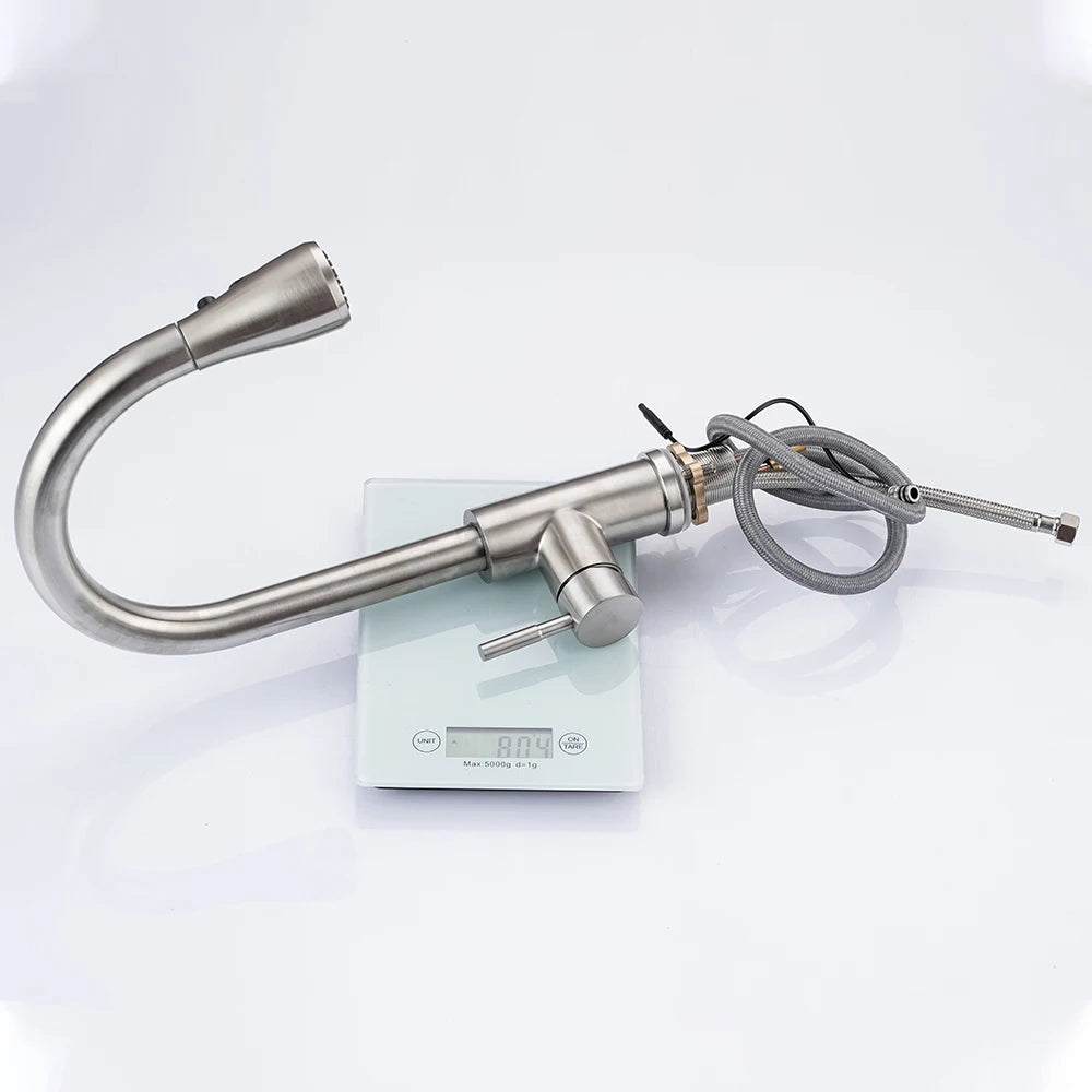 DQOK Touchless Kitchen Faucet With Infrared Sensor And Pull Out