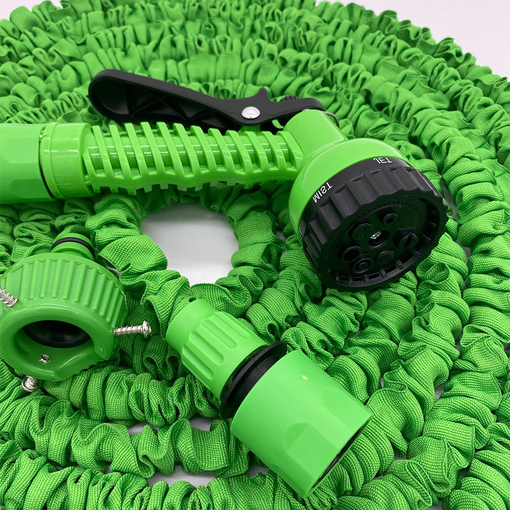 Flexible Expandable Garden Hose With Seven Pattern Sprayer