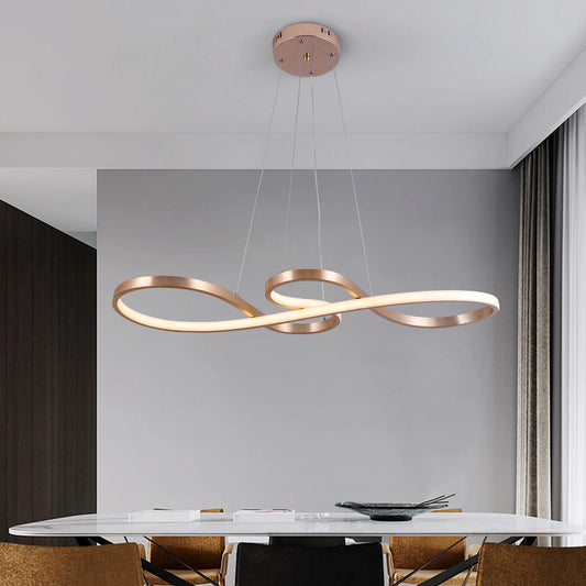 GreeLustr Modern Dimmable Acrylic Chandelier Pendant Light For Dining
