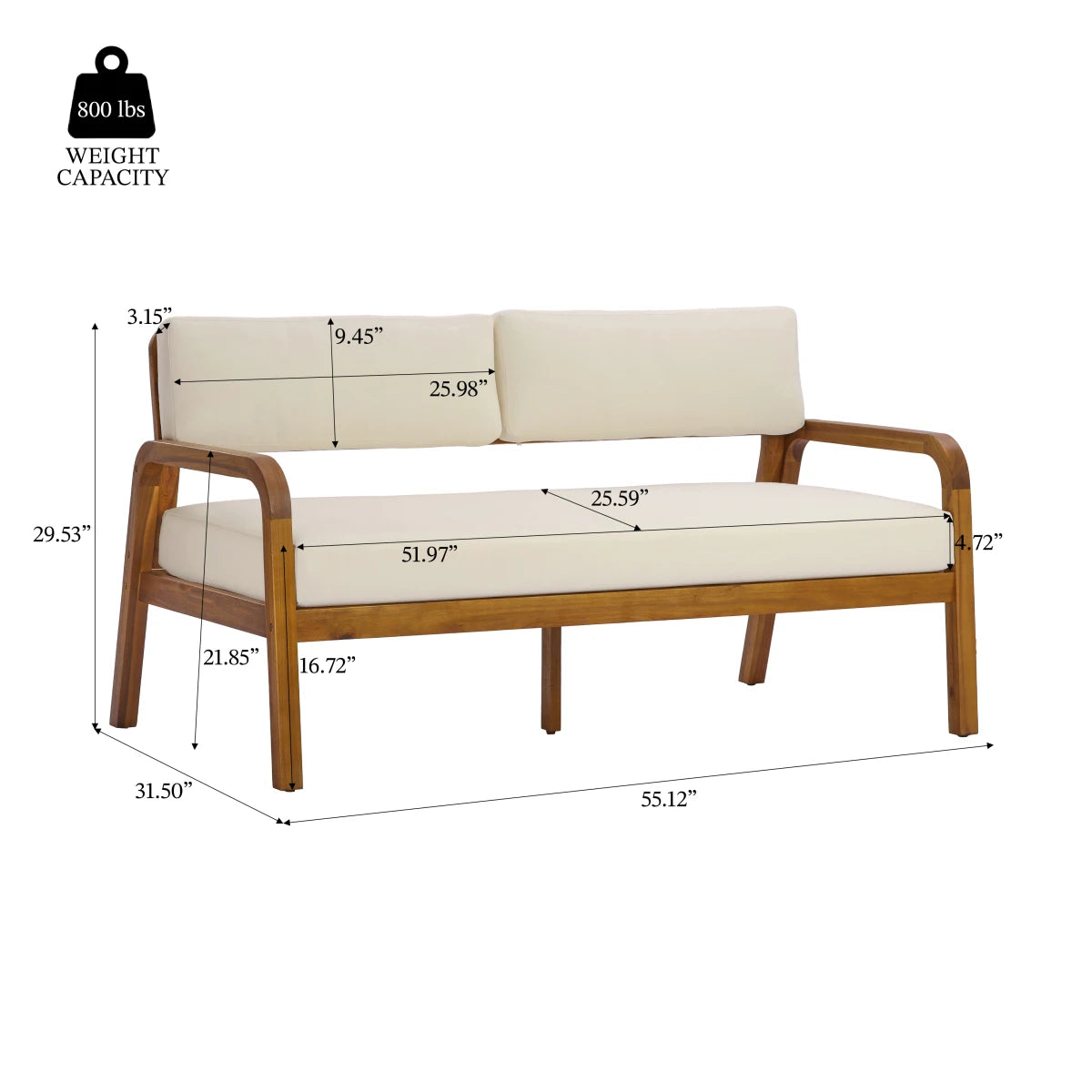 Christopher Knight Home Outdoor Loveseat And Coffee Table Set