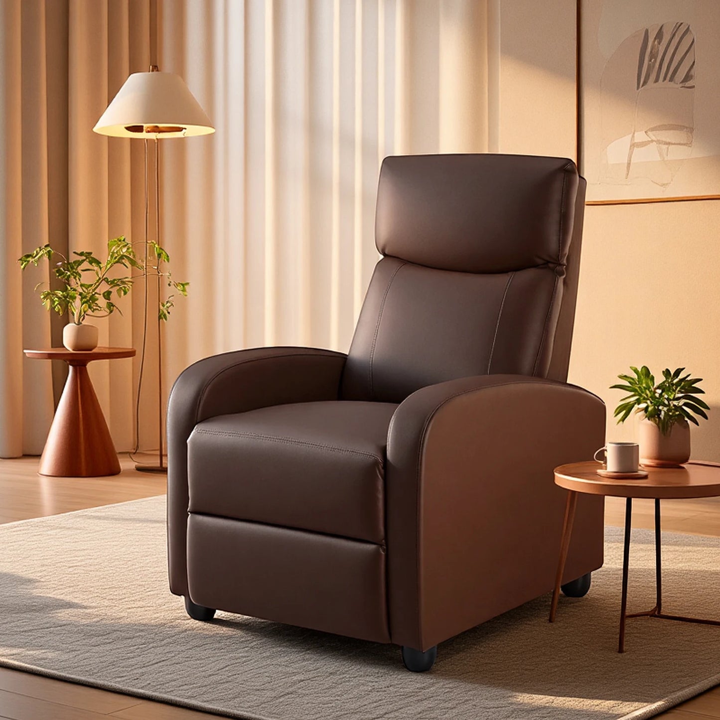 MCQ Modern Recliner Sofa With Lumbar Support for Living Room