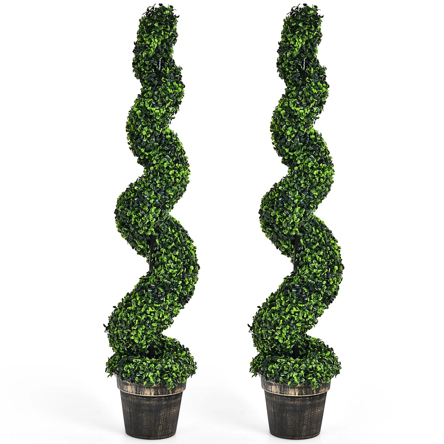 Lifezeal Artificial Spiral Boxwood Topiary Tree Indoor Outdoor Decor