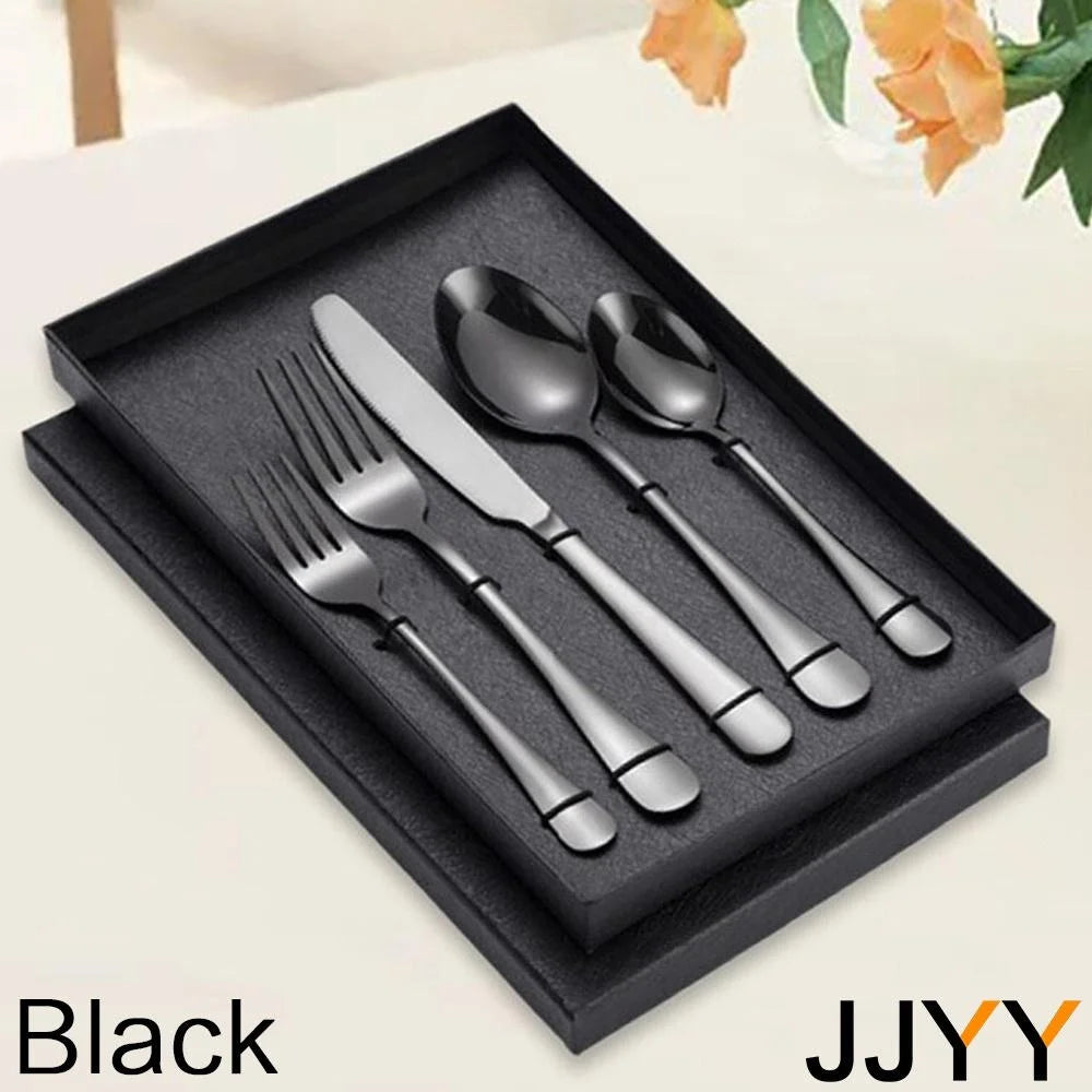 STONEGO Stainless Steel Flatware Set for Dining and Travel
