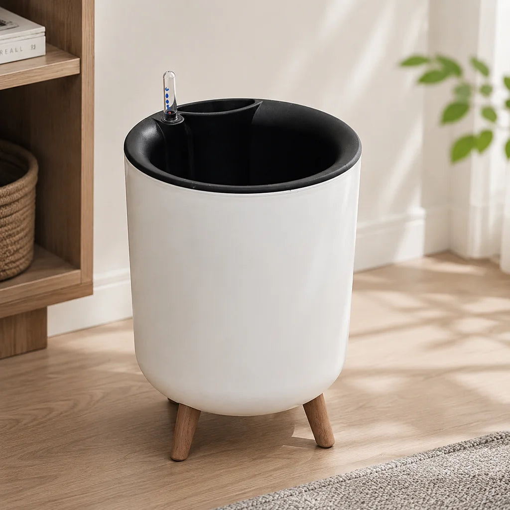 Self Watering Raised Garden Planter With Water Level Indicator