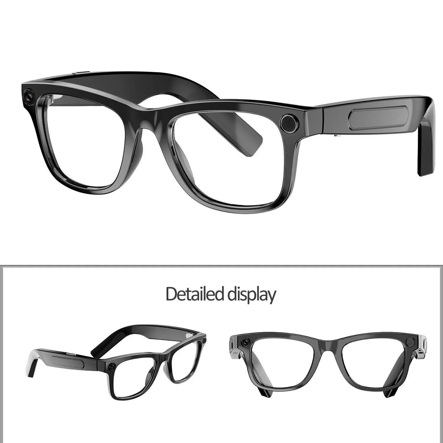 W&O 4K AI Camera Glasses Featuring Translation And Smart Audio