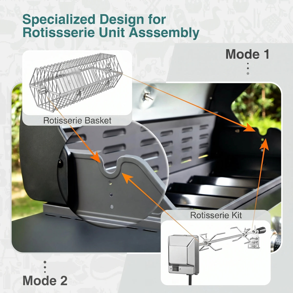 Three Burner Propane Gas Grill With Stainless Steel Side Burner And Wheels