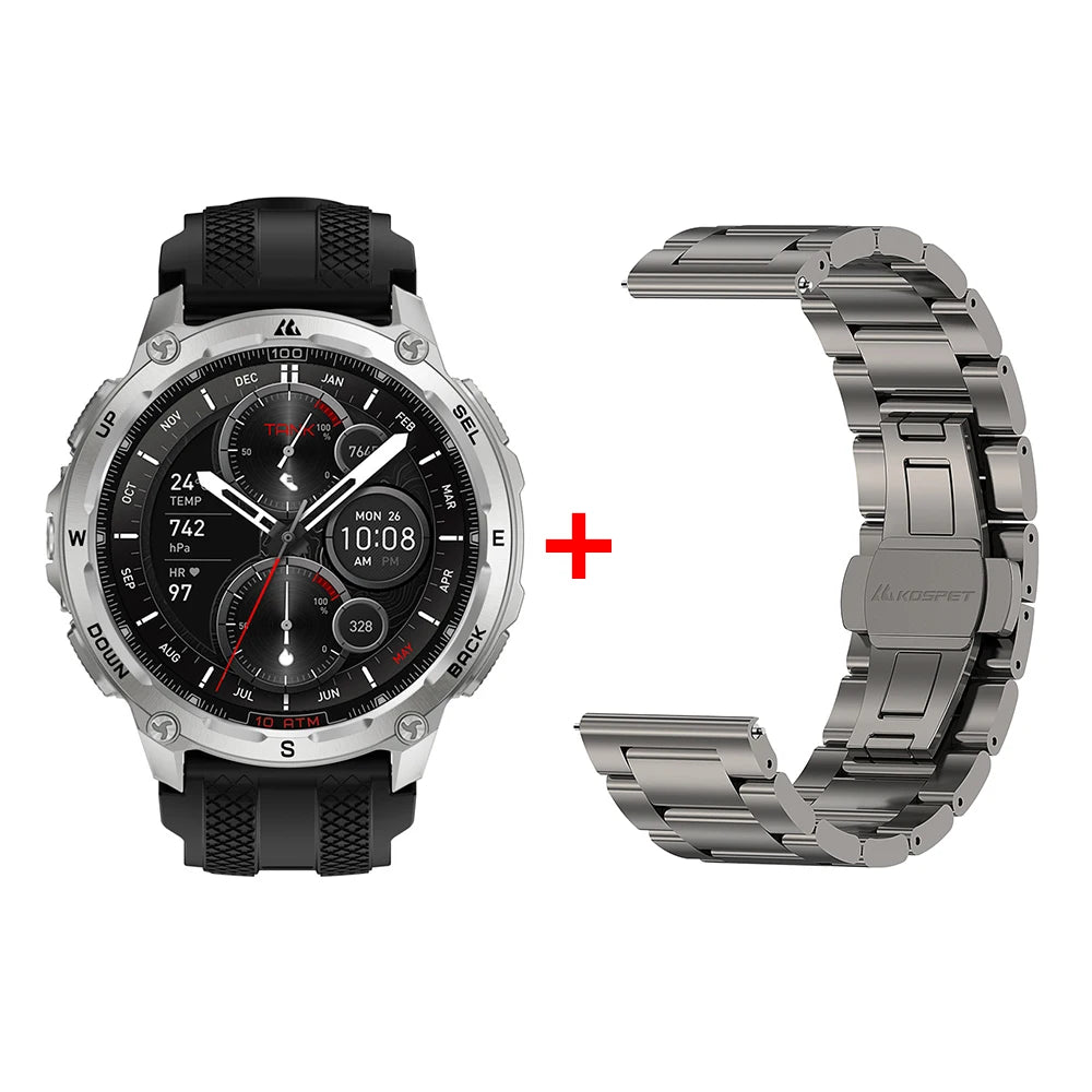 Kospet Tank T4 Smart Watch With GPS And Health Monitoring
