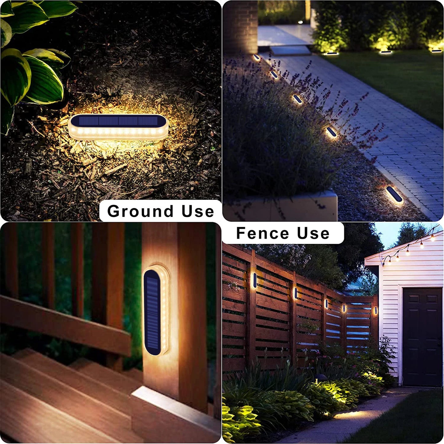 IP68 Waterproof Solar Deck Lights Automatic Heavy Duty Step Lighting