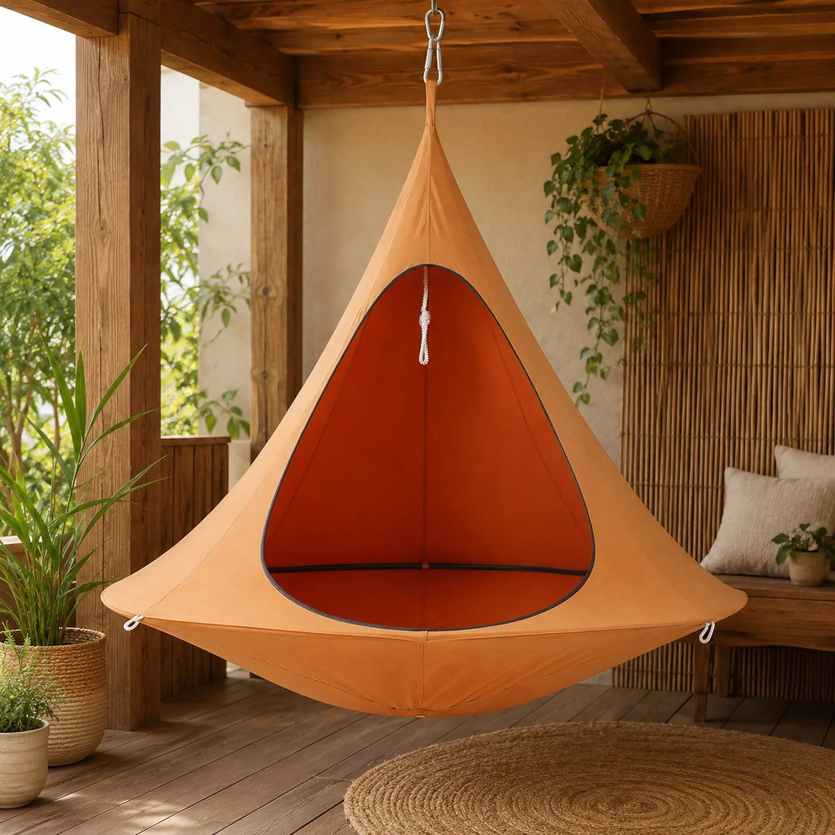 Portable Butterfly Hanging Chair Hammock For Indoor Outdoor Use