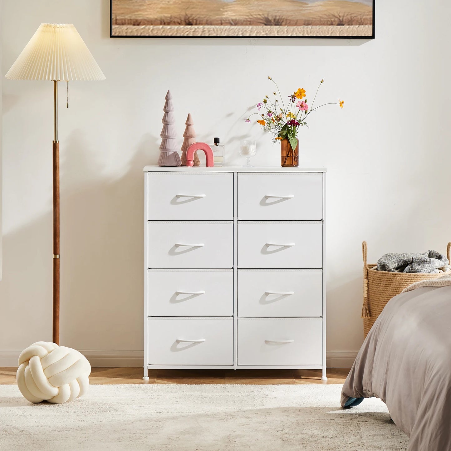 MCQ Modern Metal Frame Storage Cabinet With Eight Drawers