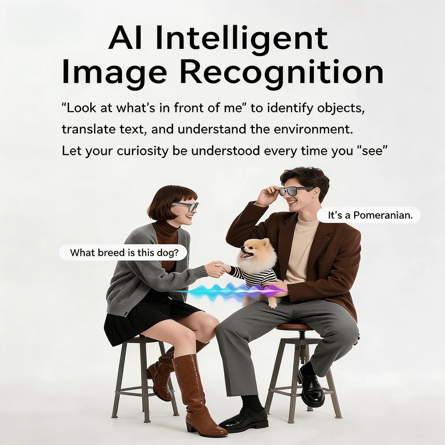 W&O 4K AI Camera Glasses Featuring Translation And Smart Audio