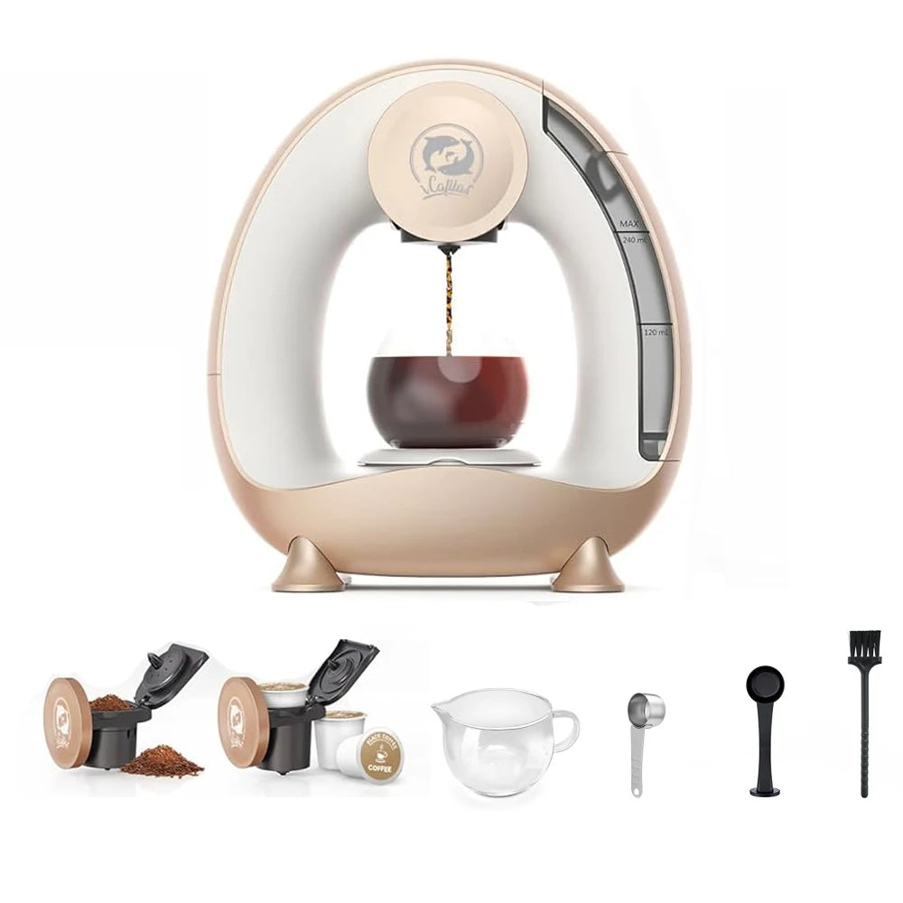 Belr Housewares Portable Manual Coffee Maker For Home And Travel