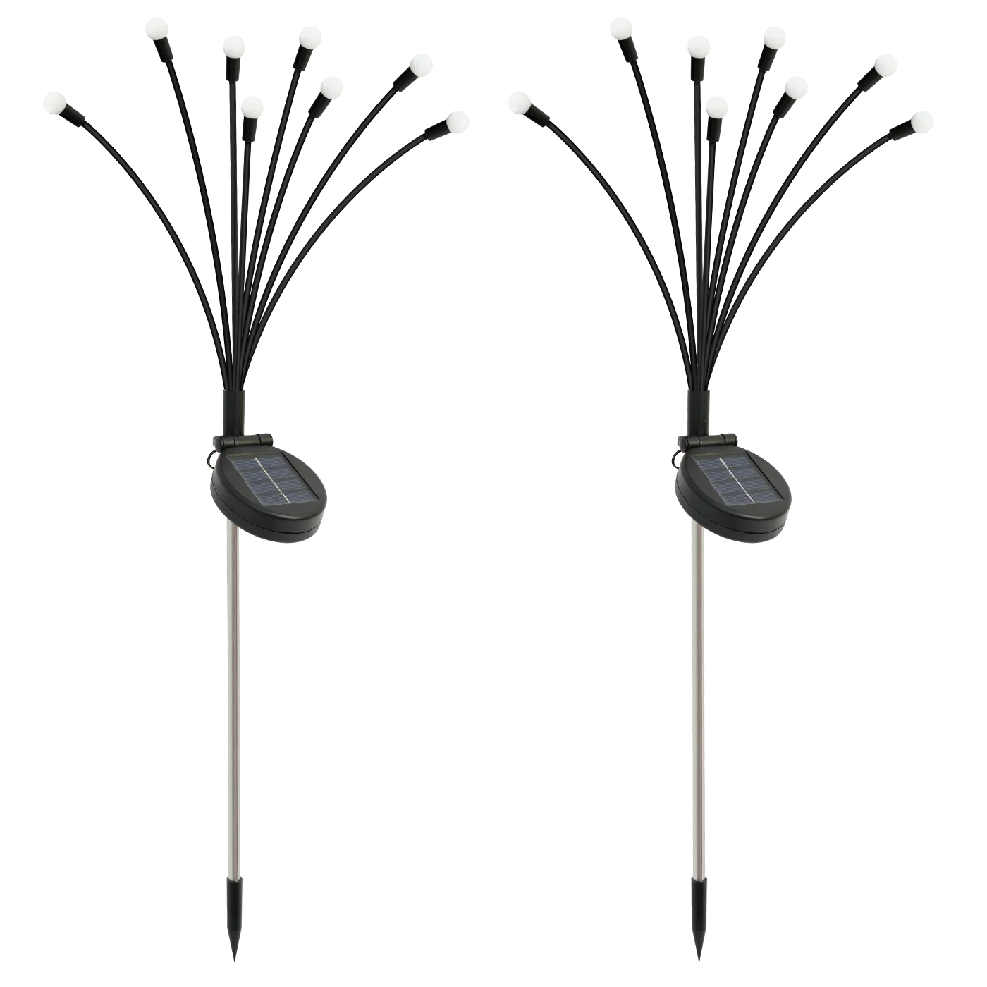 Solar Firefly Pathway Lights Waterproof Flexible Wire Garden Decor