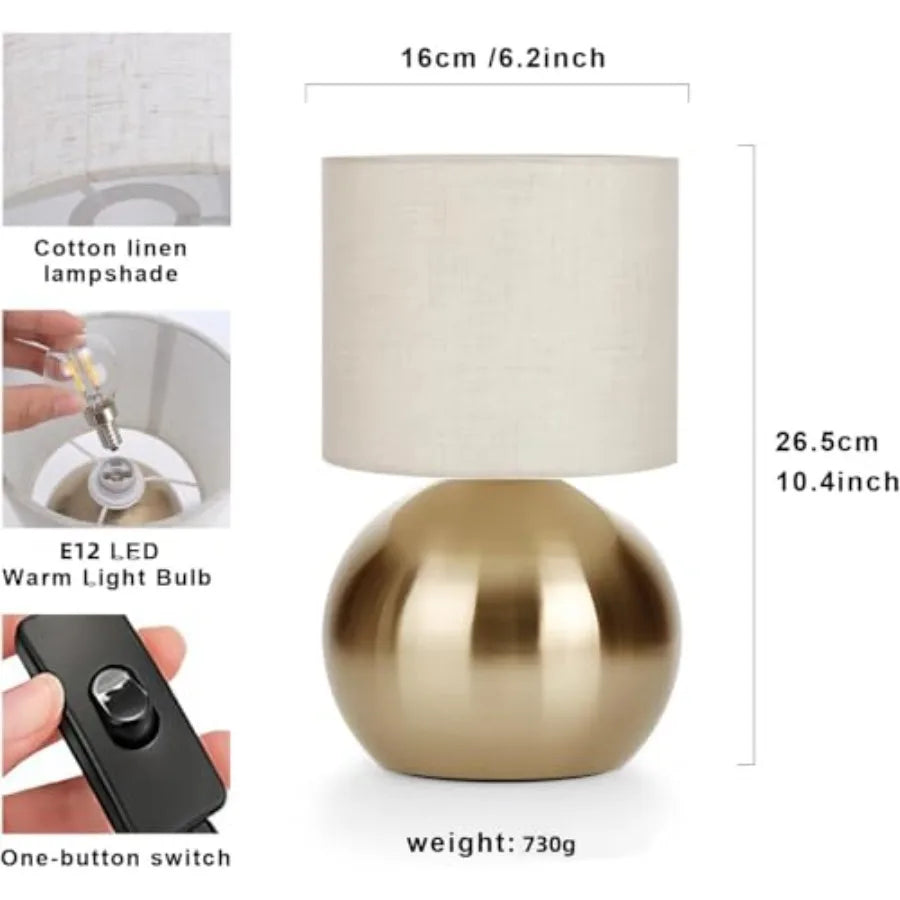 Modern Solar Table Lamp Set With Bedside And Desk Lighting