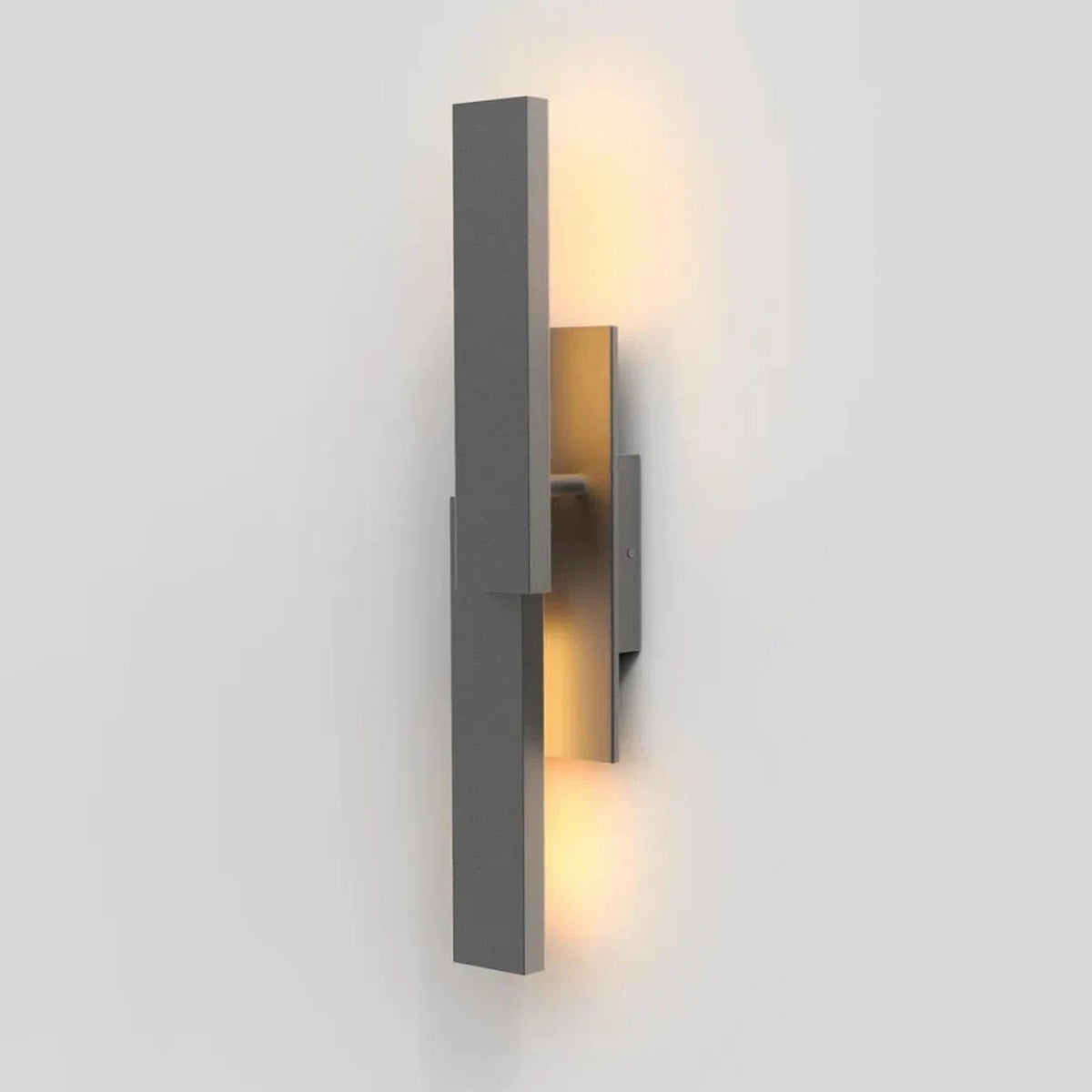 Dimmable LED Aluminum Outdoor Wall Light With Modern Brushed Finish