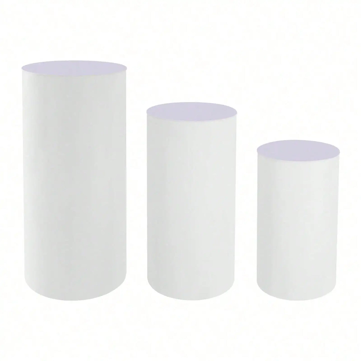 Round Cylinder Pedestal Display Stands For Wedding Party Decor