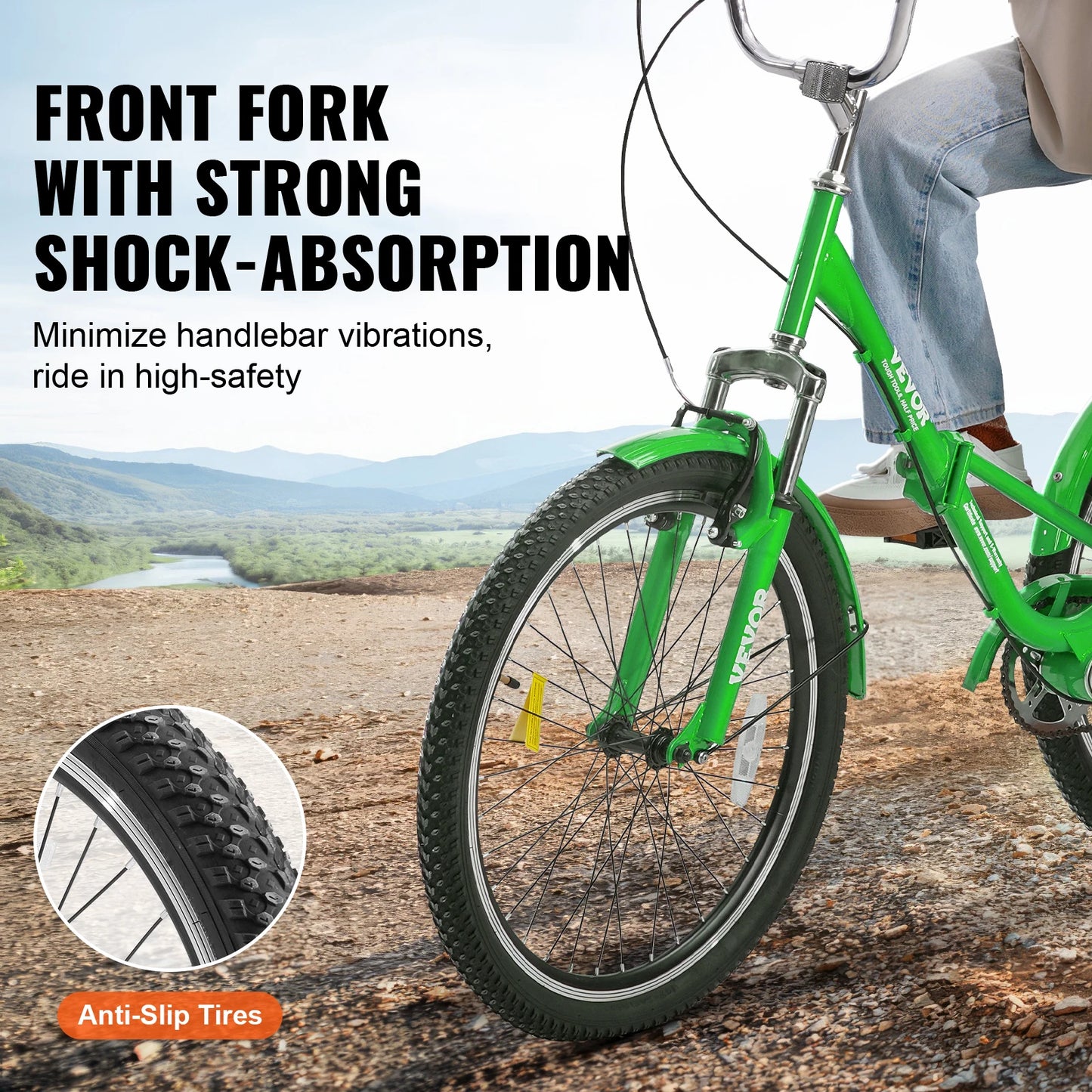 Folding Adult Tricycle Carbon Steel Three Wheel Bicycle