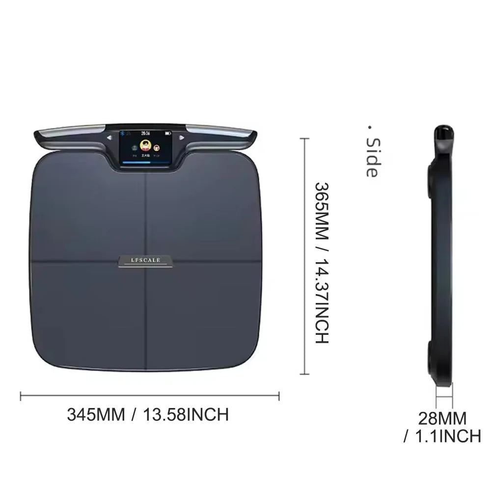Smart Eight Electrode Body Composition Analyzer For Home Fitness Tracking