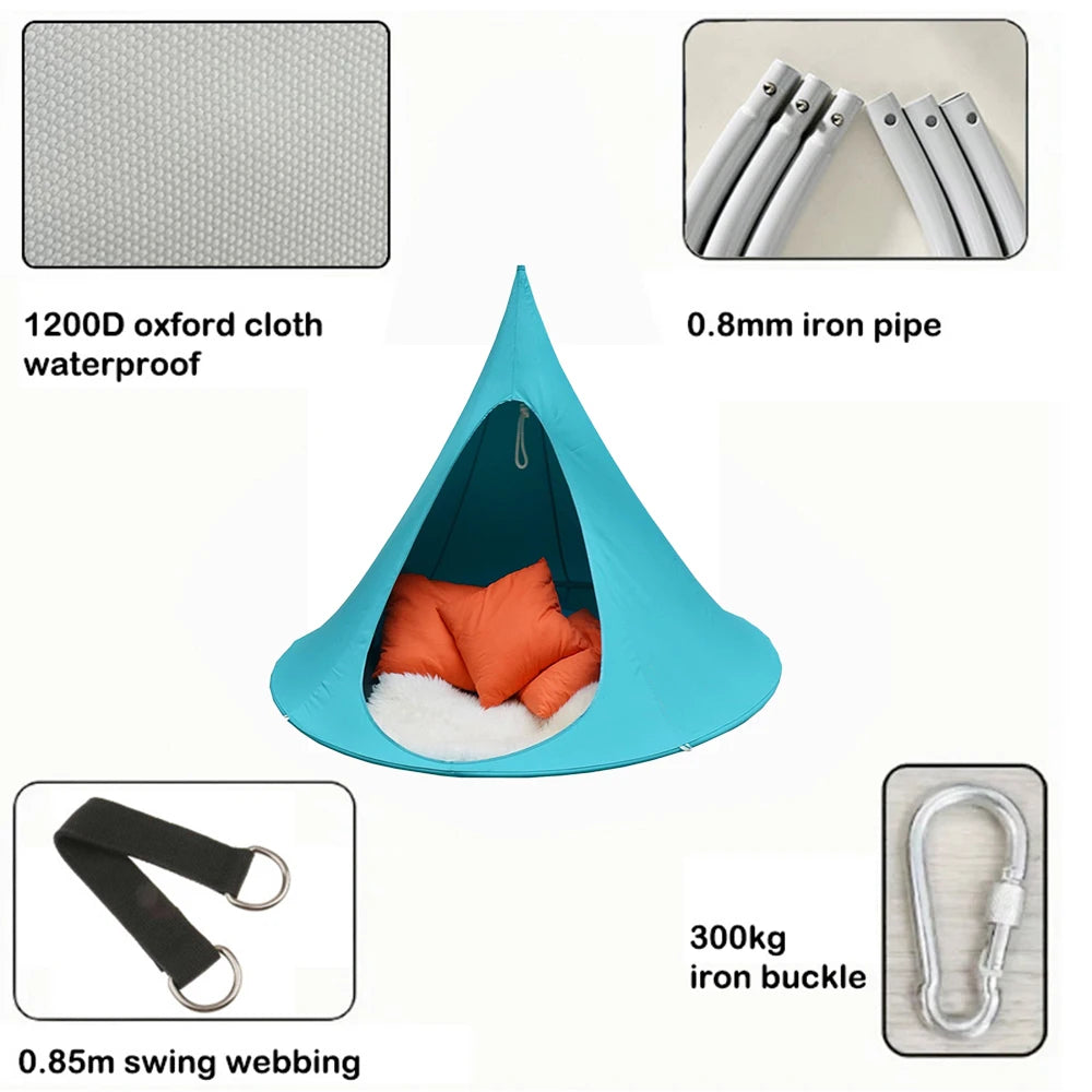 Portable Butterfly Hanging Chair Hammock For Indoor Outdoor Use