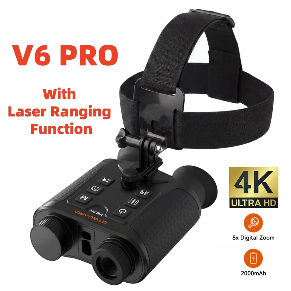 GTMEDIA V6 PRO 4K Night Vision Binoculars With Digital Zoom